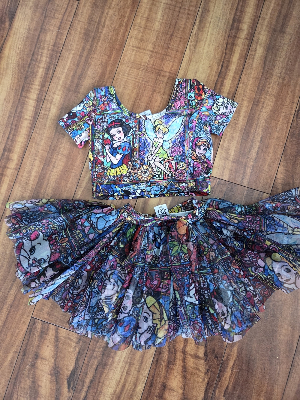 Wild Rich Kids Stain Glass 2 Piece Tutu Size 5/6 - Picture 2 of 2